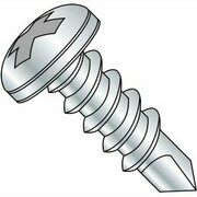 KANEBRIDGE Self-Drilling Screw, #14 x 2-1/2 in, Zinc Bake Pan Head Phillips Drive 1440KPP